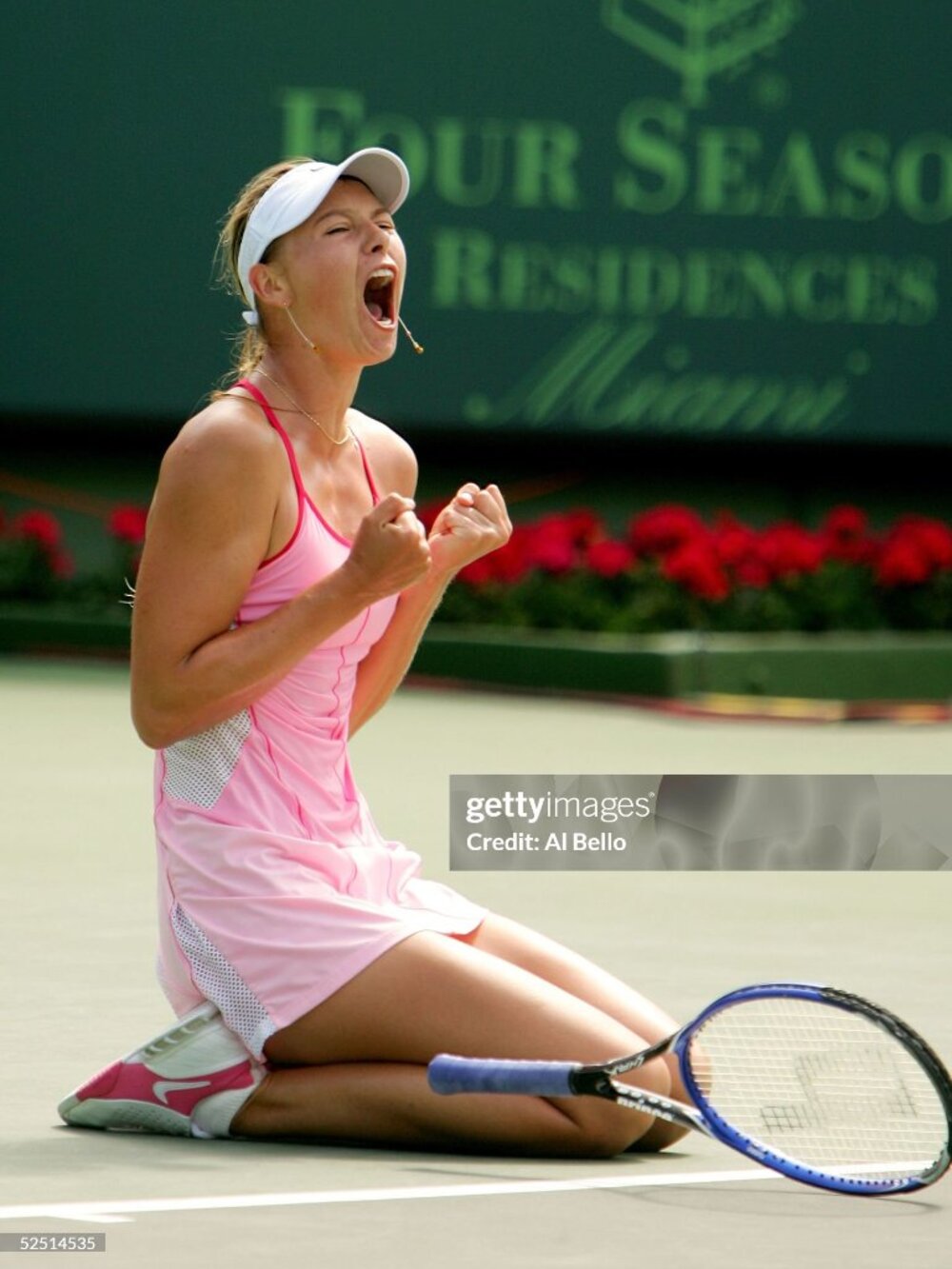 Nwt Nike Maria Sharapova Tennis Dress w/ Bra Pleated Skirt Pink White S Small - Picture 6 of 15